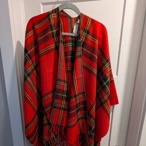 Heritage 1981 Women's OS Red Plaid Wrap